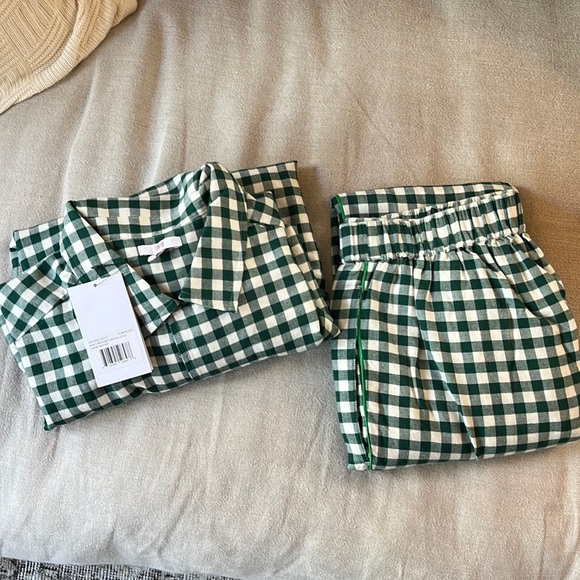 NWT Lunya Men's Brushed Flannel Long Sleeve Pant Set Size S - Picture 2 of 6